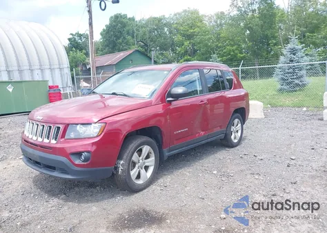 2014 Jeep Compass Sport из США, поврежденный, VIN 1C4NJDBBXED924079